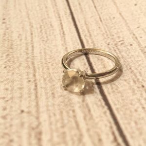 Claire’s Fake Diamond Solitaire Engagement Ring